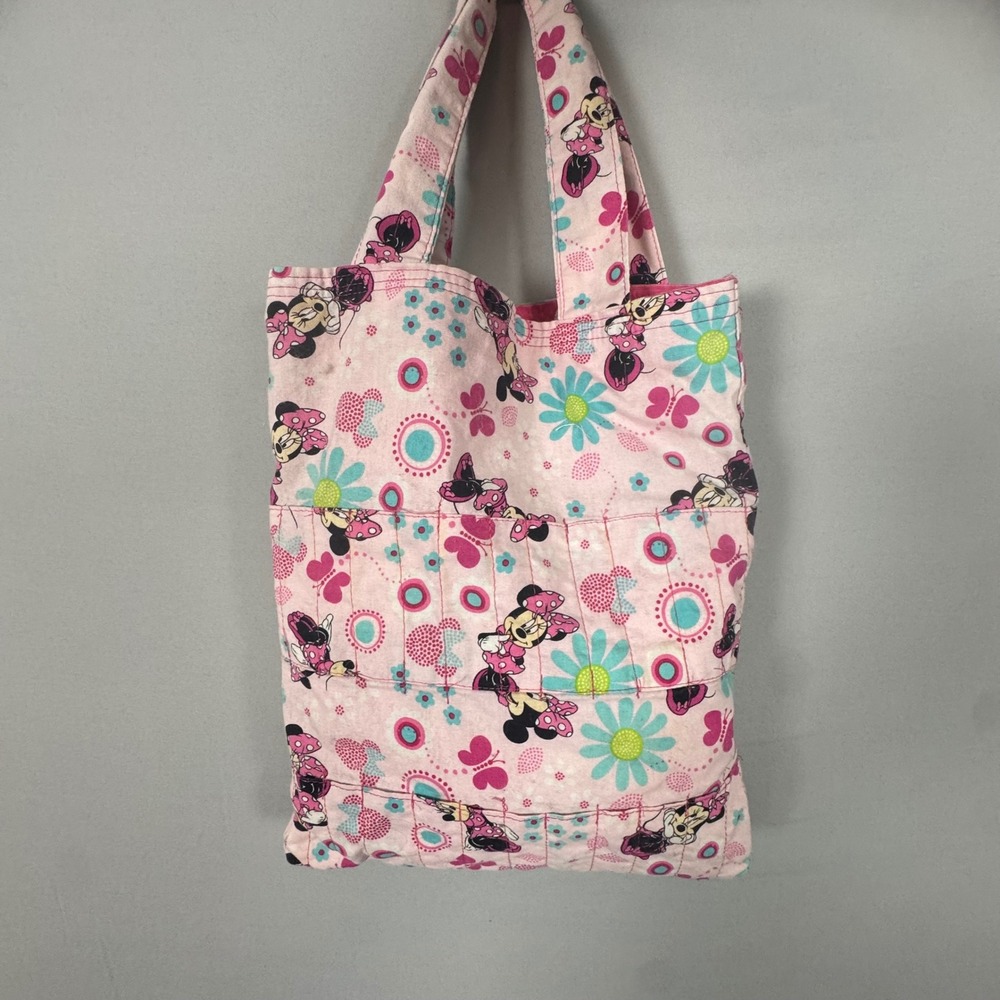 Handmade Minnie Mouse Tote Bag Small Pink Y2K Excellent One of a Kind